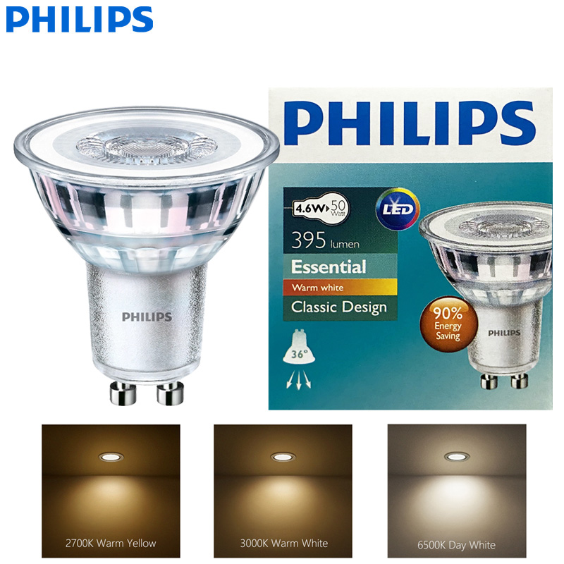 Philips Bulb Led Classic - Philips LED GU10 PAR16 Essentiel 4,6W
