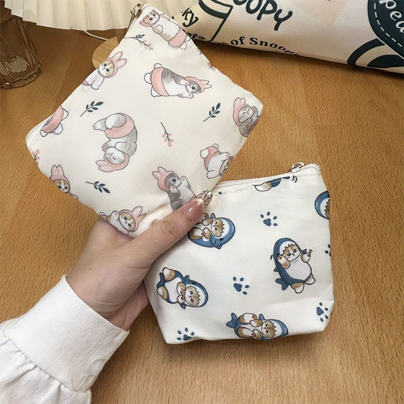 Japanese Lifestyle Goods - Sac de maquillage Mofusand style japonais,