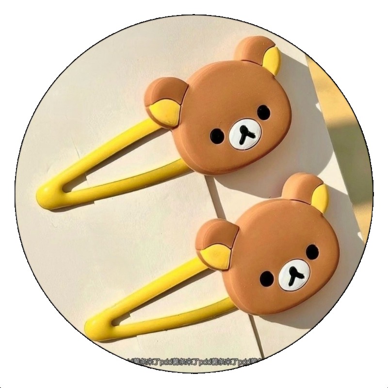 Japanese Lifestyle Goods - Jolies pinces à cheveux Rilakkuma style