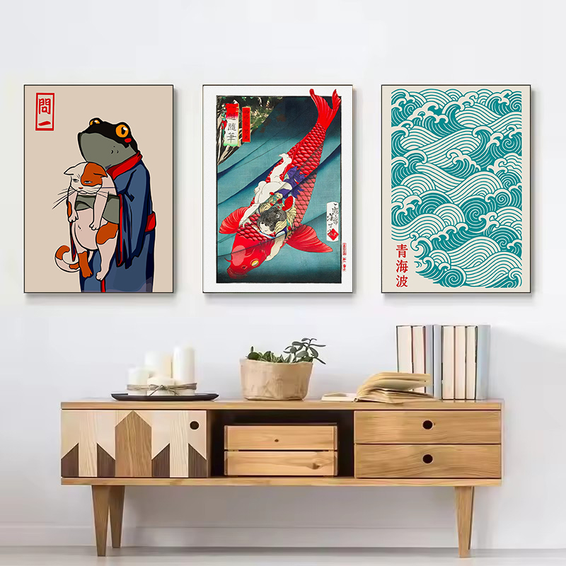 Affiche rétro abstraite sur to - Japanese Culture Lifestyle avis et prix
