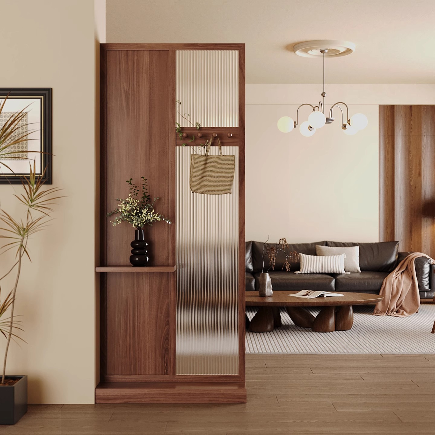 Entrée en bois massif chinois, - Shoji Screen Divider avis et prix