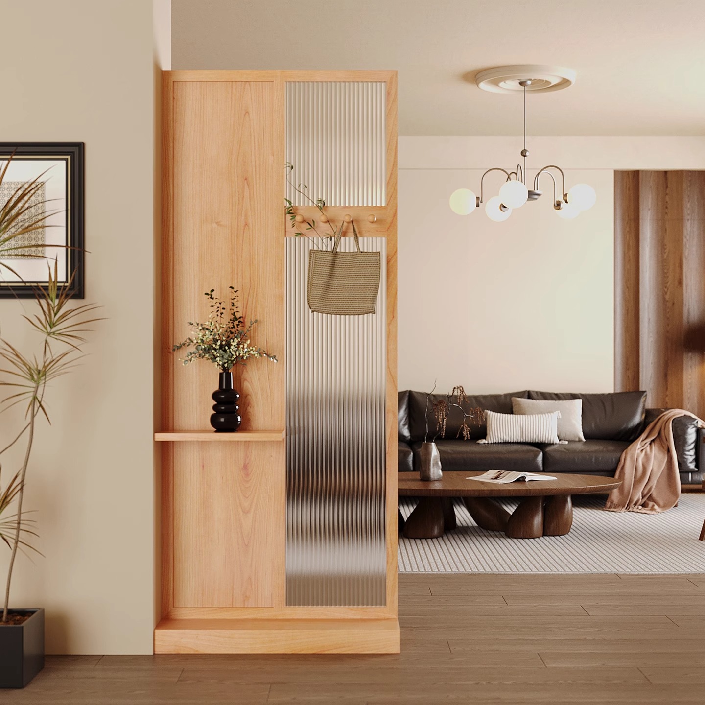 Entrée en bois massif chinois, - Shoji Screen Divider avis et prix