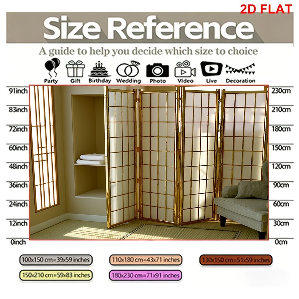 Paravent pliant japonais décor - Shoji Screen Divider avis et prix