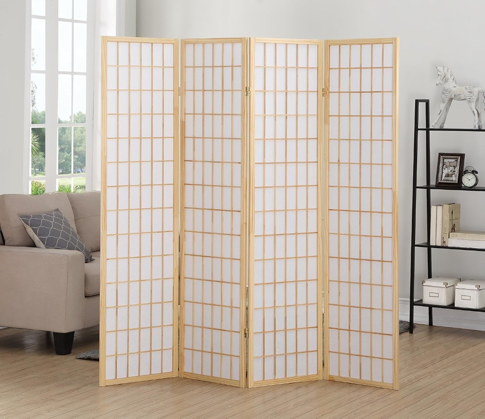 Paravent oriental Shoji à 4 pa - Shoji Screen Divider avis et prix