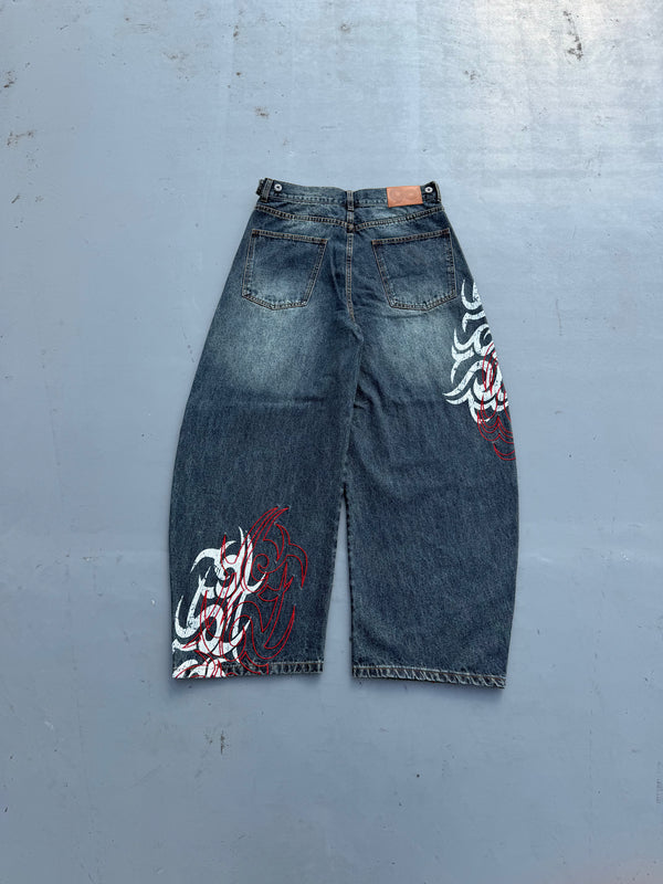 Pantalon en jean Harajuku goth - Japanese Lifestyle Goods avis et prix