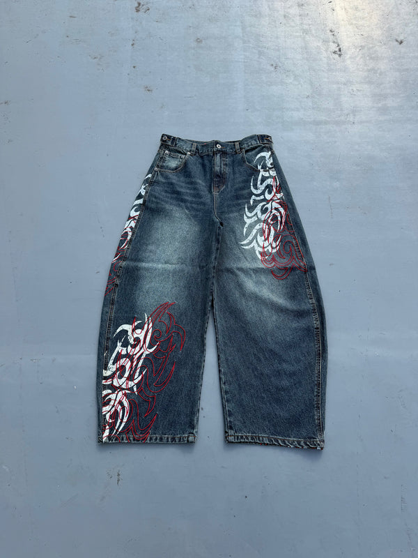 Pantalon en jean Harajuku goth - Japanese Lifestyle Goods avis et prix