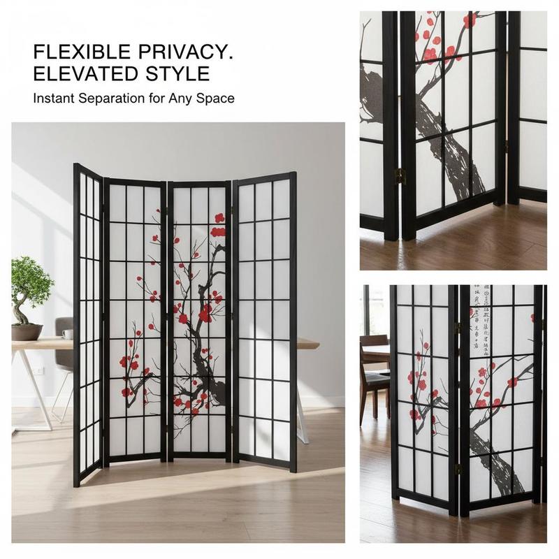 Paravent japonais Shoji à 6 pa - Shoji Screen Divider avis et prix