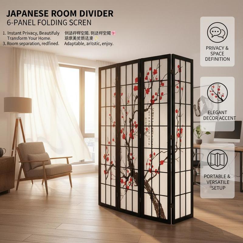 Paravent japonais Shoji à 6 pa - Shoji Screen Divider avis et prix